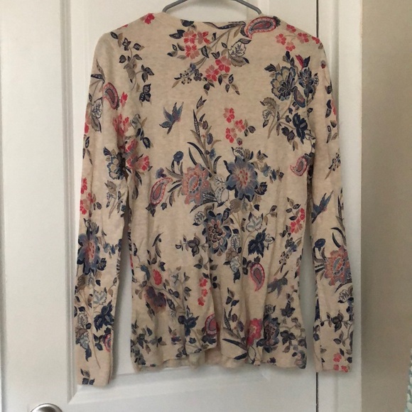 NWOT LOFT floral sweater - Picture 4 of 4